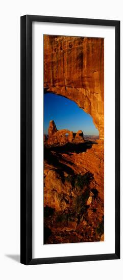 Turret Arch Through North Window, Arches National Park, Utah-null-Framed Photographic Print