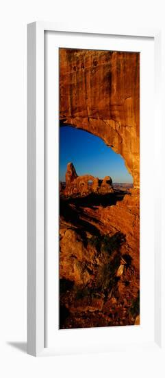 Turret Arch Through North Window, Arches National Park, Utah-null-Framed Photographic Print