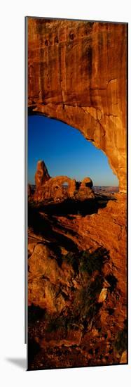 Turret Arch Through North Window, Arches National Park, Utah-null-Mounted Photographic Print