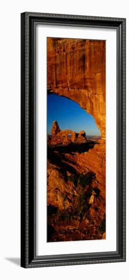 Turret Arch Through North Window, Arches National Park, Utah-null-Framed Photographic Print