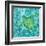 Turtle Batik Sq-Paul Brent-Framed Art Print