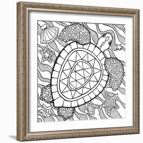 Turtle Beach-Hello Angel-Framed Giclee Print