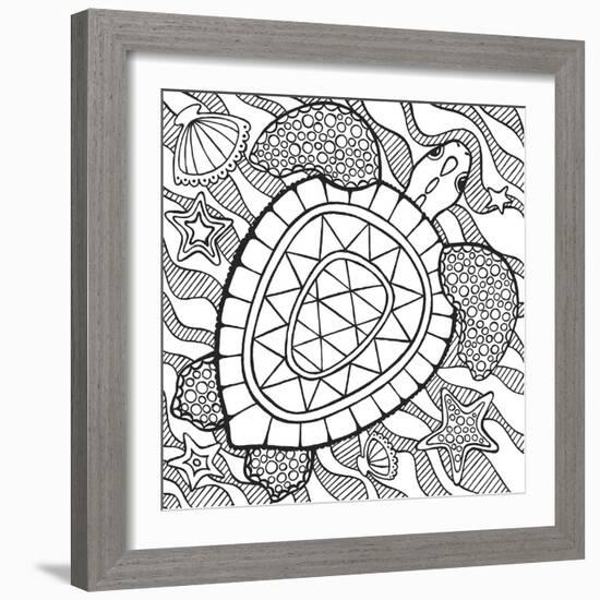 Turtle Beach-Hello Angel-Framed Giclee Print