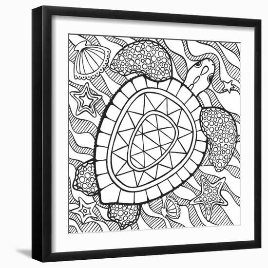 Turtle Beach-Hello Angel-Framed Giclee Print