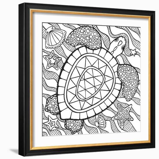 Turtle Beach-Hello Angel-Framed Giclee Print