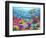 Turtle Coral Reef-Adrian Chesterman-Framed Premium Giclee Print