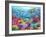 Turtle Coral Reef-Adrian Chesterman-Framed Art Print