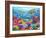 Turtle Coral Reef-Adrian Chesterman-Framed Art Print