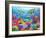 Turtle Coral Reef-Adrian Chesterman-Framed Art Print