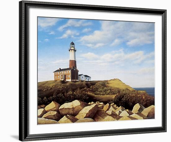 Turtle Cove Hill-Daniel Pollera-Framed Art Print