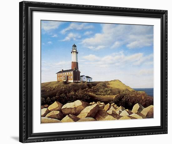 Turtle Cove Hill-Daniel Pollera-Framed Art Print