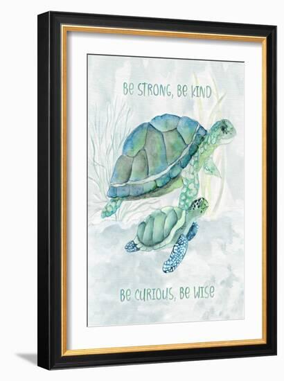Turtle Family I-Janet Tava-Framed Art Print