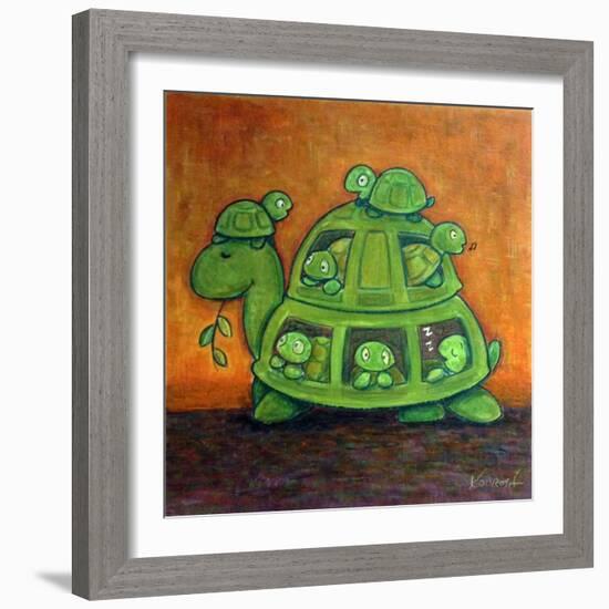 Turtle Family-Kourosh-Framed Photographic Print