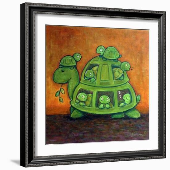 Turtle Family-Kourosh-Framed Photographic Print