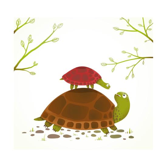 Turtle Mother And Baby Childish Animal Cartoon Watercolor Style Drawing Of Mom And Her Child Vect Art Print Popmarleo Art Com Turtle Mother And Baby Childish Animal Cartoon Watercolor Style Drawing Of Mom And Her Child Vect Art Print Popmarleo Art Com