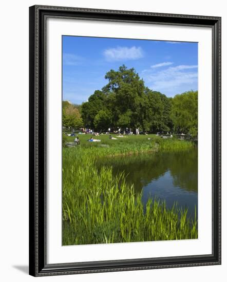 Turtle Pond Area in Central Park, New York City, New York, United States of America, North America-Richard Cummins-Framed Photographic Print