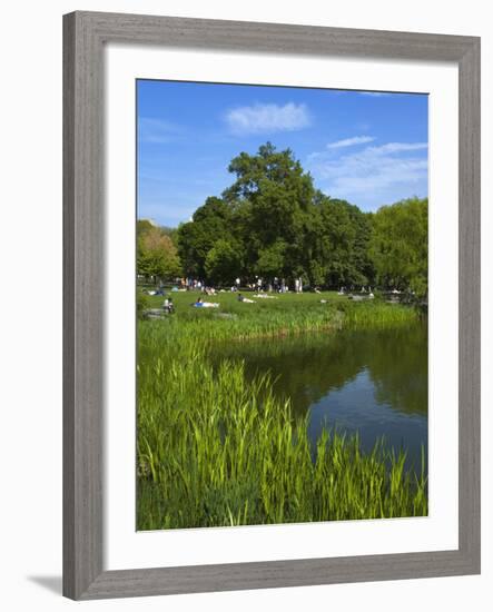 Turtle Pond Area in Central Park, New York City, New York, United States of America, North America-Richard Cummins-Framed Photographic Print