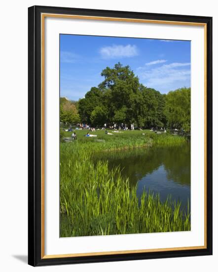 Turtle Pond Area in Central Park, New York City, New York, United States of America, North America-Richard Cummins-Framed Photographic Print