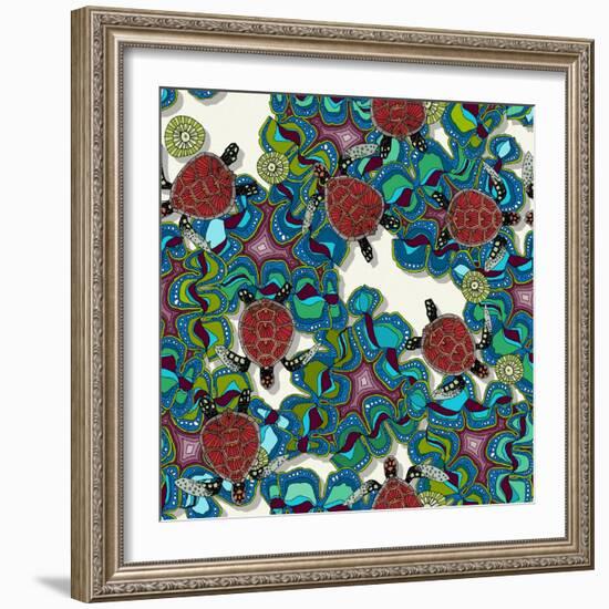 Turtle Reef-Sharon Turner-Framed Premium Giclee Print