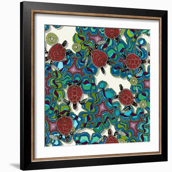 Turtle Reef-Sharon Turner-Framed Premium Giclee Print