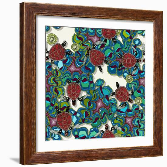 Turtle Reef-Sharon Turner-Framed Art Print