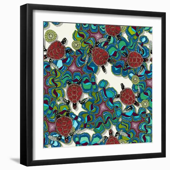 Turtle Reef-Sharon Turner-Framed Art Print