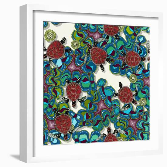 Turtle Reef-Sharon Turner-Framed Art Print