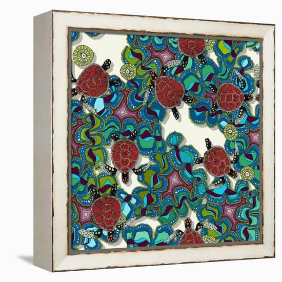 Turtle Reef-Sharon Turner-Framed Stretched Canvas