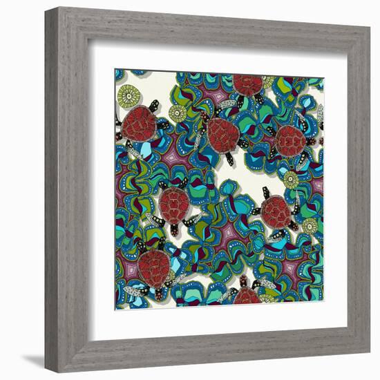 Turtle Reef-Sharon Turner-Framed Art Print