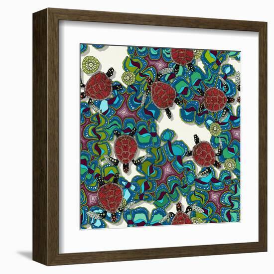 Turtle Reef-Sharon Turner-Framed Art Print