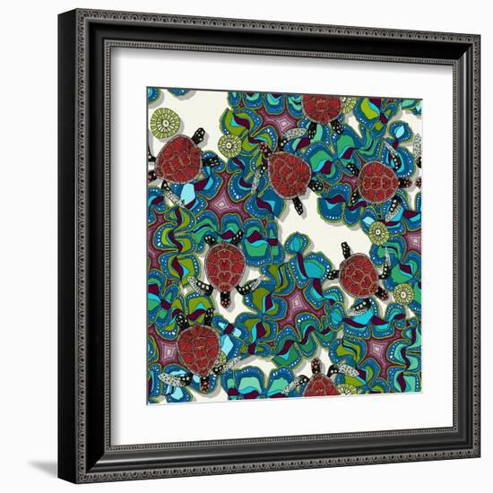 Turtle Reef-Sharon Turner-Framed Art Print