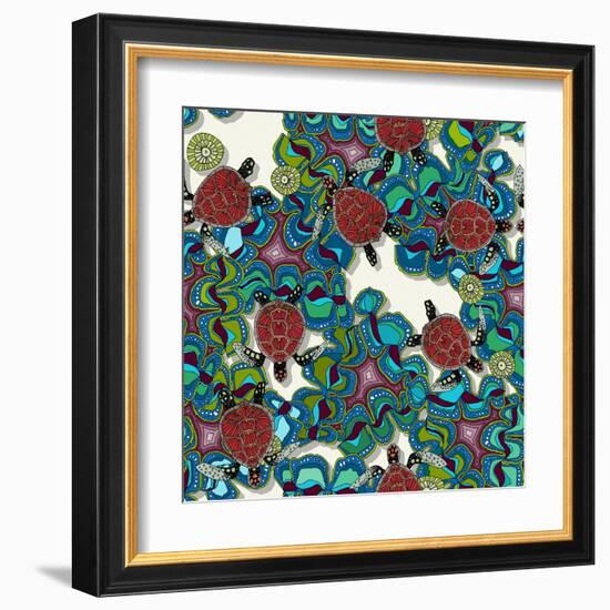 Turtle Reef-Sharon Turner-Framed Art Print