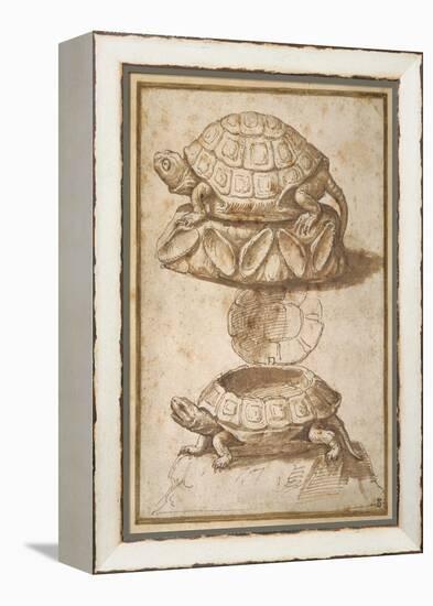 Turtle Shaped Sweetmeat Box-Giulio Romano-Framed Premier Image Canvas