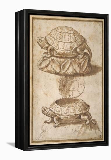 Turtle Shaped Sweetmeat Box-Giulio Romano-Framed Premier Image Canvas