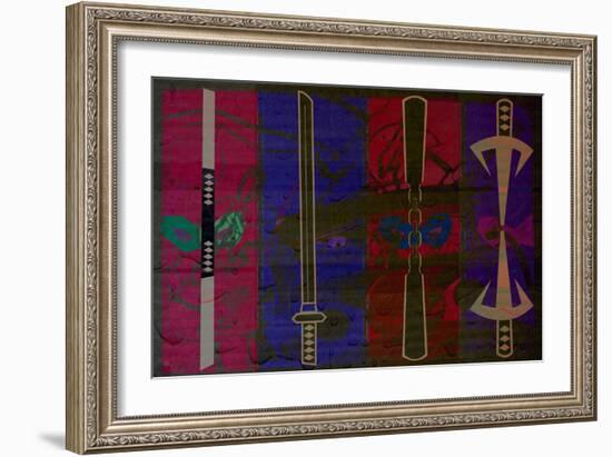 Turtle Weapons-null-Framed Art Print