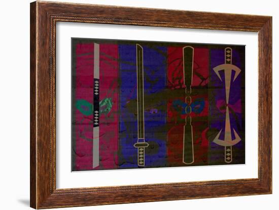 Turtle Weapons-null-Framed Art Print