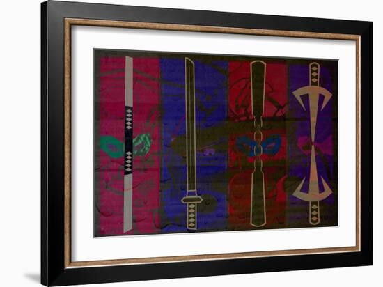 Turtle Weapons-null-Framed Art Print