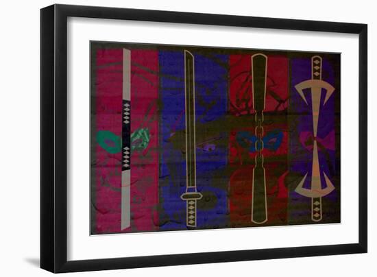 Turtle Weapons-null-Framed Art Print