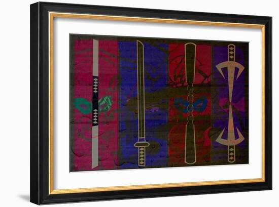 Turtle Weapons-null-Framed Art Print