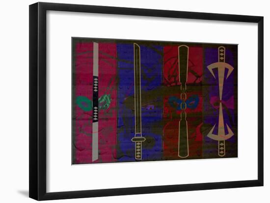 Turtle Weapons-null-Framed Art Print