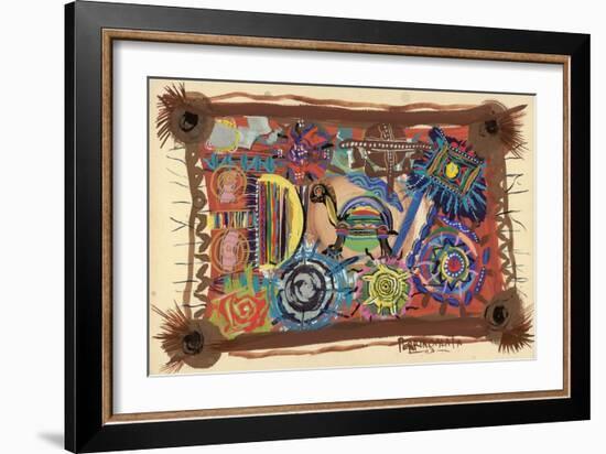 Turtle Wisdom, 2003-Oglafa Ebitari Perrin-Framed Giclee Print