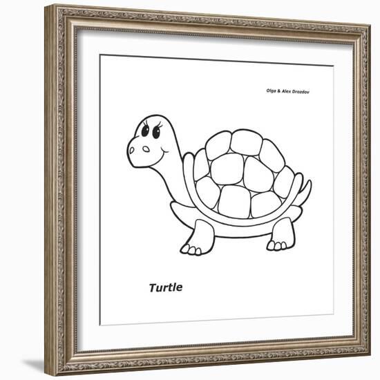 Turtle-Olga And Alexey Drozdov-Framed Giclee Print