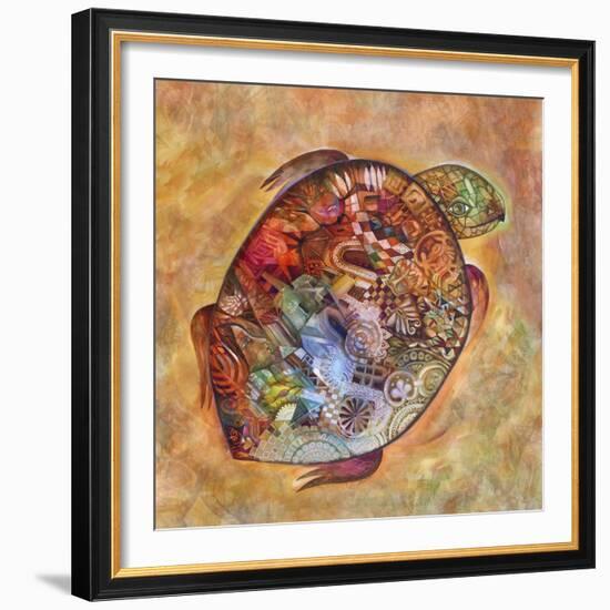 Turtle-Oxana Zaika-Framed Giclee Print