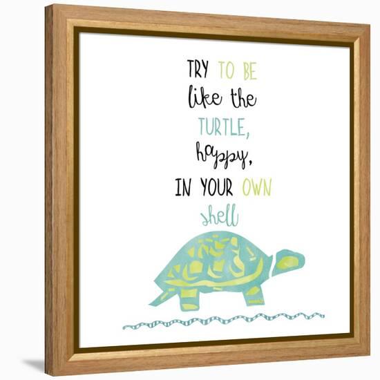 Turtle-Erin Clark-Framed Premier Image Canvas