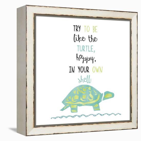 Turtle-Erin Clark-Framed Premier Image Canvas