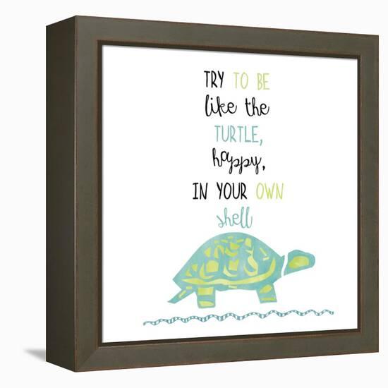 Turtle-Erin Clark-Framed Premier Image Canvas