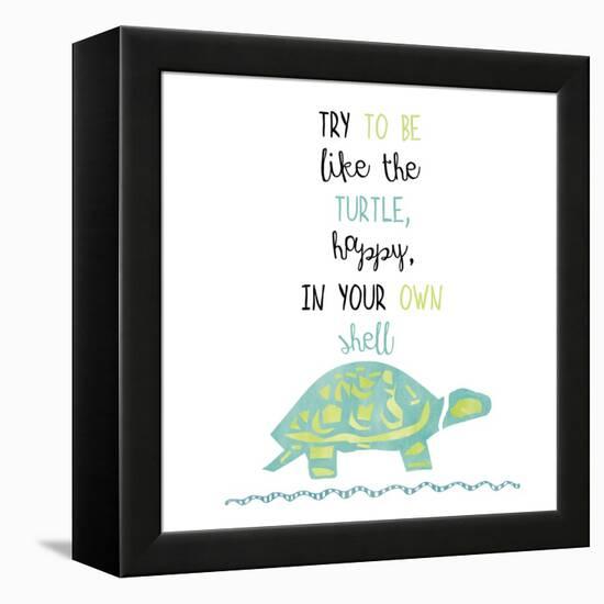 Turtle-Erin Clark-Framed Premier Image Canvas