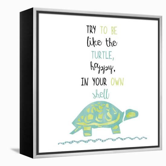 Turtle-Erin Clark-Framed Premier Image Canvas