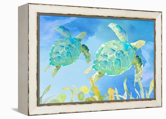 Turtles Ascend-Lanie Loreth-Framed Stretched Canvas