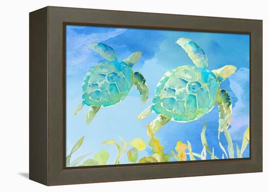 Turtles Ascend-Lanie Loreth-Framed Stretched Canvas